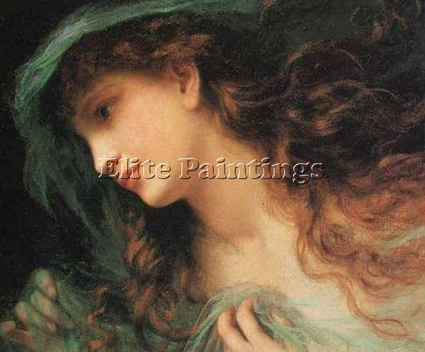 SOPHIE GENGEMBRE ANDERSON THE HEAD OF A NYMPH ARTIST PAINTING REPRODUCTION OIL