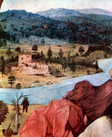BOSCH ST CHRISTOPHER DETAIL 1  ARTIST PAINTING REPRODUCTION HANDMADE OIL CANVAS