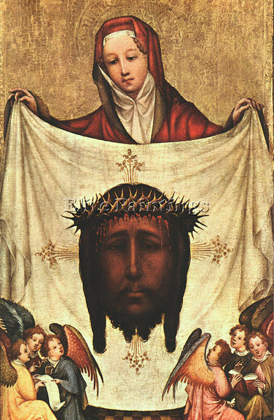 GERMAN ST VERONICA MASTER GERMAN ACTIVE 1400 1420 ARTIST PAINTING REPRODUCTION