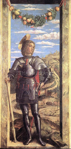 ANDREA MANTEGNA ST GEORGE ARTIST PAINTING REPRODUCTION HANDMADE OIL CANVAS REPRO