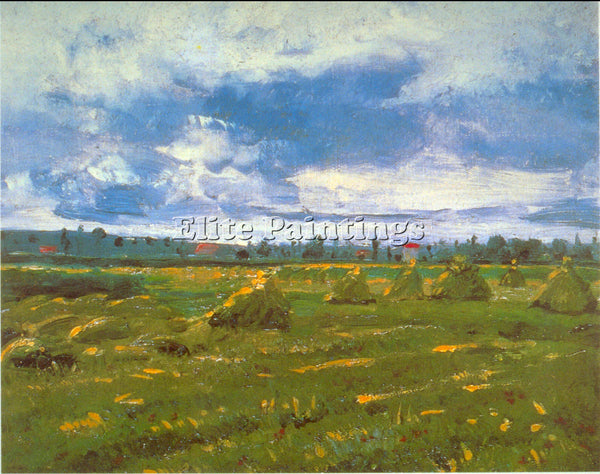 VAN GOGH STACKS ARTIST PAINTING REPRODUCTION HANDMADE CANVAS REPRO WALL  DECO