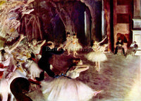 DEGAS STAGE TRIAL ARTIST PAINTING REPRODUCTION HANDMADE CANVAS REPRO WALL DECO