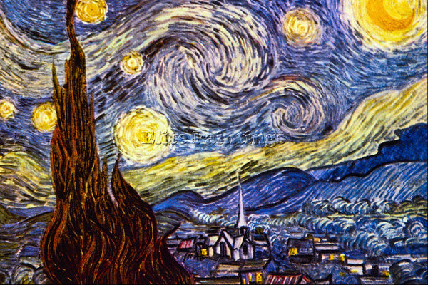 VAN GOGH STARRY NIGHT 1 ARTIST PAINTING REPRODUCTION HANDMADE CANVAS REPRO WALL