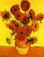 VAN GOGH STILL LIFE VASE WITH FIFTEEN SUNFLOWERS3 ARTIST PAINTING REPRODUCTION