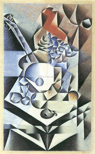 JUAN GRIS STILL LIFE WITH FLOWERS ARTIST PAINTING REPRODUCTION HANDMADE OIL DECO