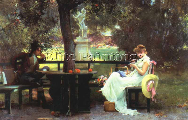 MARCUS STONE IN LOVE2 ARTIST PAINTING REPRODUCTION HANDMADE OIL CANVAS REPRO ART