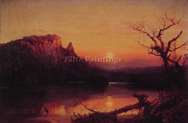 JASPER FRANCIS CROPSEY SUNSET EAGLE CLIFF ARTIST PAINTING REPRODUCTION HANDMADE