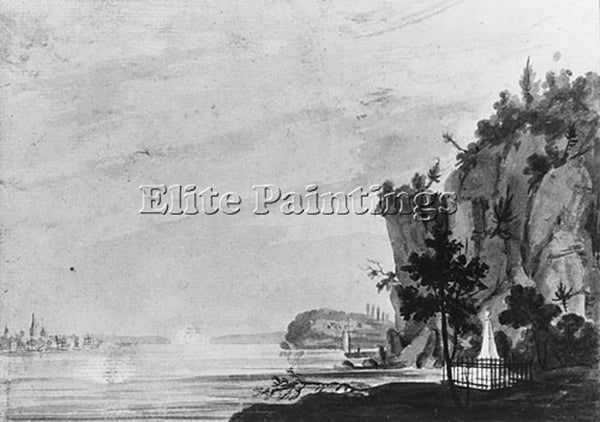 PAVEL PETROVICH SVININ THE MONUMENT TO ALEXANDER HAMILTON AT WEEHAWKEN PAINTING