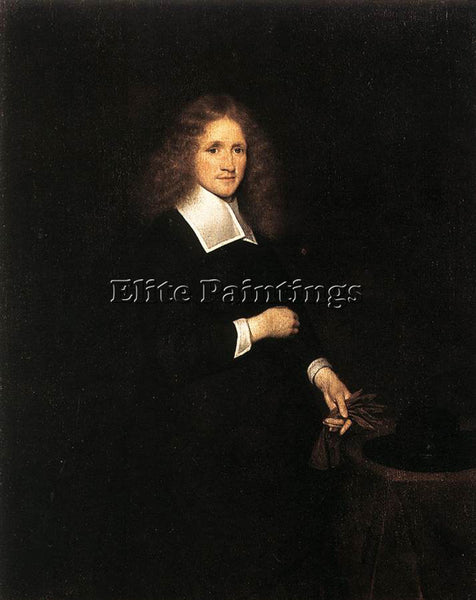 GERARD TER BORCH PORTRAIT OF A YOUNG MAN ARTIST PAINTING REPRODUCTION HANDMADE