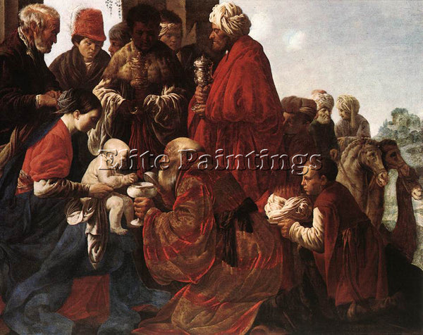 HENDRICK TERBRUGGHEN THE ADORATION OF THE MAGI ARTIST PAINTING REPRODUCTION OIL