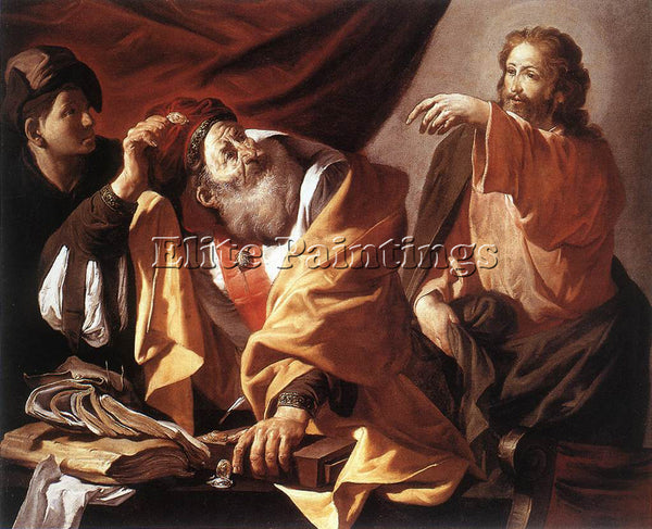 HENDRICK TERBRUGGHEN THE CALLING OF ST MATTHEW 1616 ARTIST PAINTING REPRODUCTION