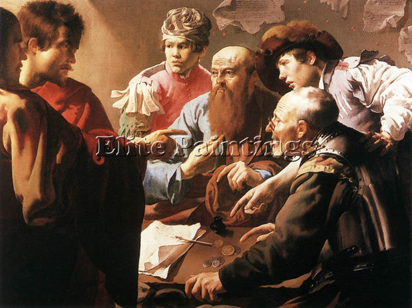 HENDRICK TERBRUGGHEN THE CALLING OF ST MATTHEW ARTIST PAINTING REPRODUCTION OIL