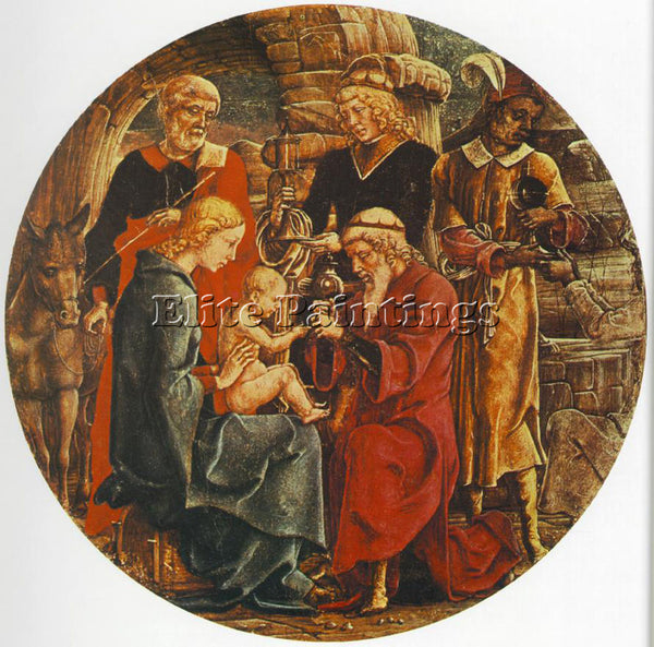 TURA COSME ADORATION OF THE MAGI ARTIST PAINTING REPRODUCTION HANDMADE OIL REPRO