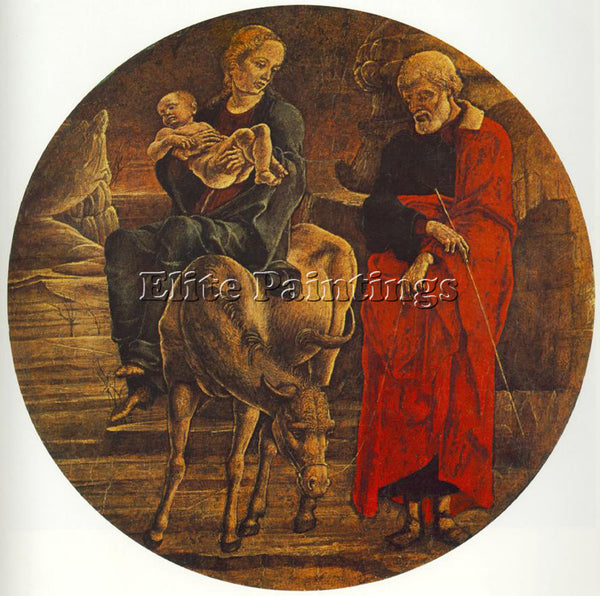 TURA COSME FLIGHT TO EGYPT ARTIST PAINTING REPRODUCTION HANDMADE OIL CANVAS DECO