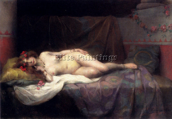 HENRI ADRIENE TANOUX L ODALISQUE ARTIST PAINTING REPRODUCTION HANDMADE OIL REPRO