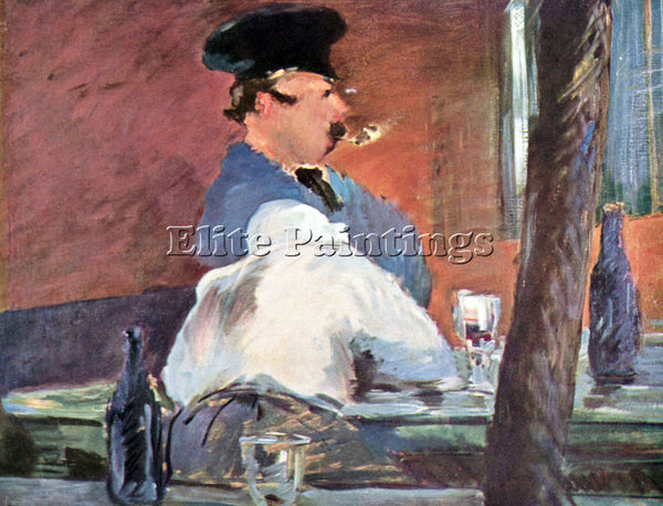 MANET TAVERN ARTIST PAINTING REPRODUCTION HANDMADE OIL CANVAS REPRO WALL  DECO