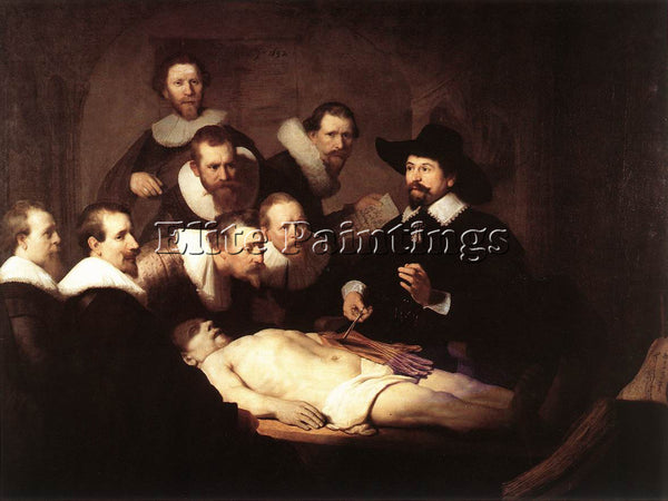 REMBRANDT THE ANATOMY LECTURE OF DR NICOLAES TULP ARTIST PAINTING REPRODUCTION