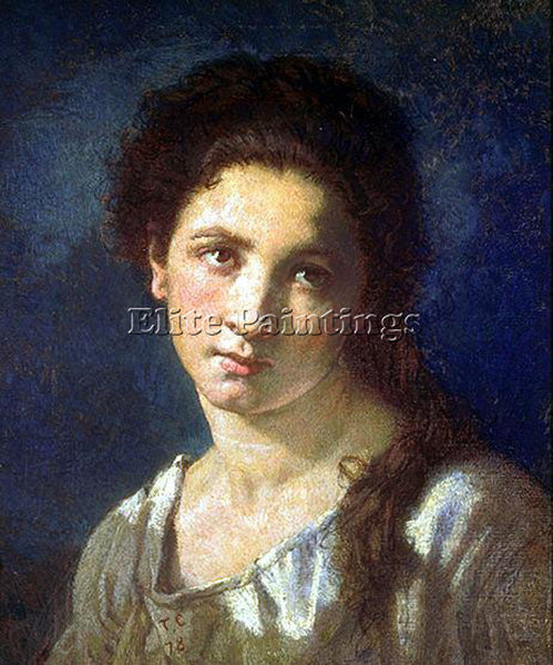THOMAS COUTURE THE ARTISTS DAUGHTER ARTIST PAINTING REPRODUCTION HANDMADE OIL