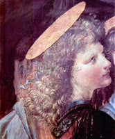 LEONARDO DA VINCI THE BAPTISM OF CHRIST DETAIL 2  ARTIST PAINTING REPRODUCTION