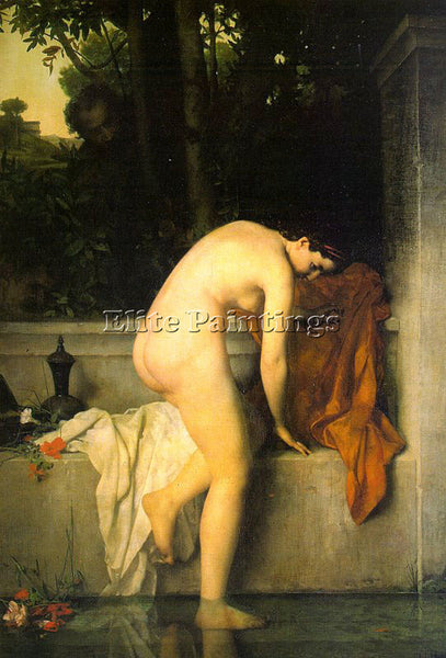 JEAN-JACQUES HENNER THE CHASTE SUSANNAH ARTIST PAINTING REPRODUCTION HANDMADE