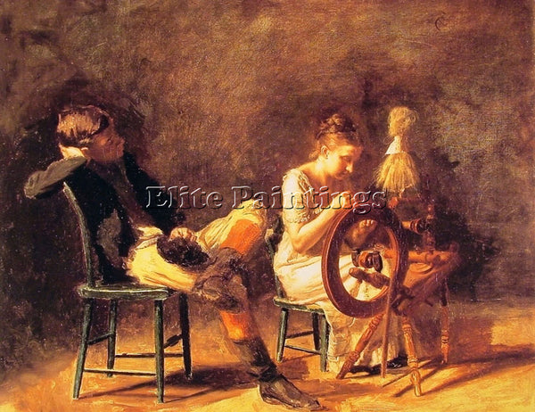 THOMAS EAKINS THE COURTSHIP ARTIST PAINTING REPRODUCTION HANDMADE OIL CANVAS ART