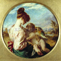 WILLIAM ETTY THE DANGEROUS PLAYMATE ARTIST PAINTING REPRODUCTION HANDMADE OIL