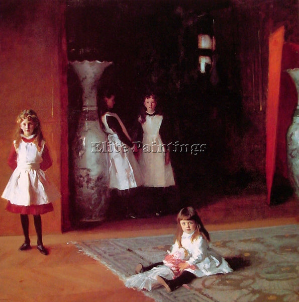 JOHN SINGER SARGENT THE DAUGHTERS OF EDWARD DARLEY BOIT ARTIST PAINTING HANDMADE