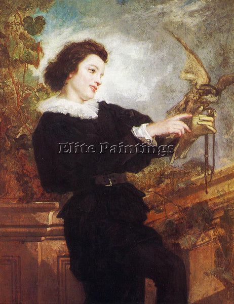 THOMAS COUTURE THE FALCONER ARTIST PAINTING REPRODUCTION HANDMADE OIL CANVAS ART