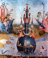 BOSCH THE GARDEN OF DELIGHTS DETAIL 12  ARTIST PAINTING REPRODUCTION HANDMADE