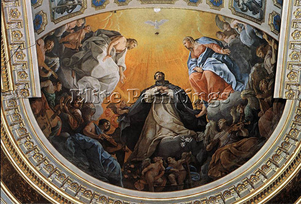 GUIDO RENI THE GLORY OF ST DOMINIC 1 ARTIST PAINTING REPRODUCTION HANDMADE OIL