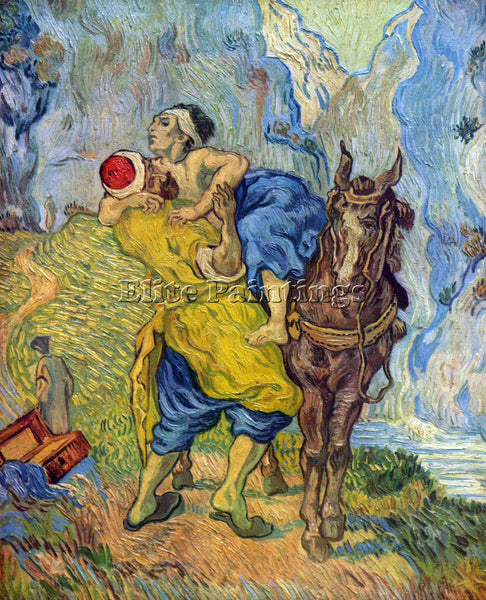 VAN GOGH THE GOOD SAMARITAN ARTIST PAINTING REPRODUCTION HANDMADE OIL CANVAS ART