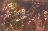 JACOPO ROBUSTI TINTORETTO THE LAST SUPPER ARTIST PAINTING REPRODUCTION HANDMADE