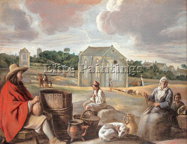THE LE NAIN BROTHERS THE BROTHERS 14 ARTIST PAINTING REPRODUCTION HANDMADE OIL