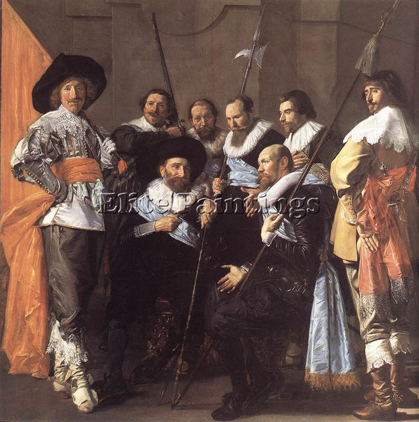 FRANS HALS THE MEAGRE COMPANY DETAIL ARTIST PAINTING REPRODUCTION HANDMADE OIL