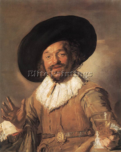FRANS HALS THE MERRY DRINKER ARTIST PAINTING REPRODUCTION HANDMADE CANVAS REPRO