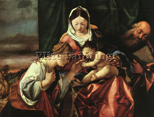 LORENZO LOTTO THE MYSTIC MARRIAGE OF ST CATHERINE ARTIST PAINTING REPRODUCTION