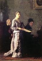 THOMAS EAKINS THE PATHETIC SONG ARTIST PAINTING REPRODUCTION HANDMADE OIL CANVAS