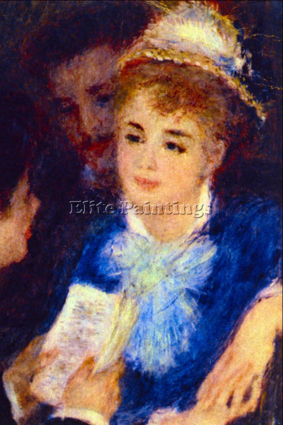 RENOIR THE PERUSAL OF THE PART ARTIST PAINTING REPRODUCTION HANDMADE OIL CANVAS