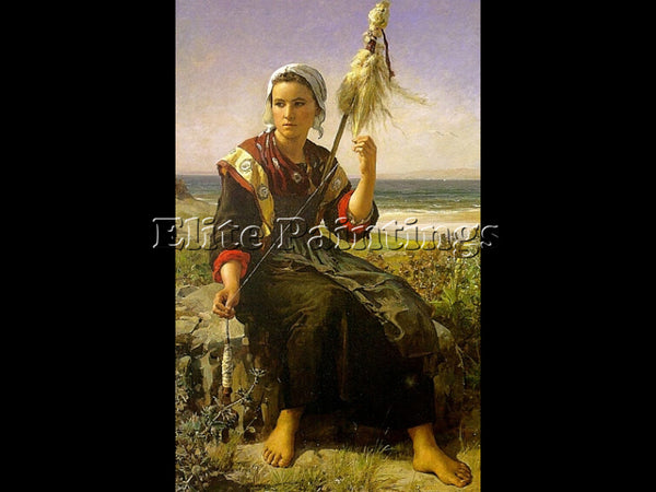 JULES BRETON THE REST OF THE HAYMAKERS ARTIST PAINTING REPRODUCTION HANDMADE OIL