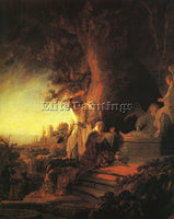 REMBRANDT THE RISEN CHRIST APPEARING TO MARY MAGDALEN ARTIST PAINTING HANDMADE