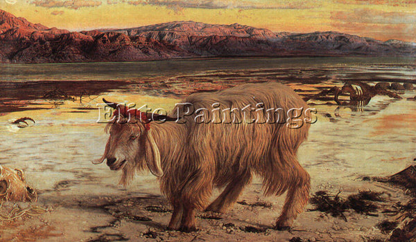 WILLIAM HOLMAN HUNT THE SCAPEGOAT ARTIST PAINTING REPRODUCTION HANDMADE OIL DECO
