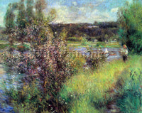 RENOIR THE SEINE AT CHATOU ARTIST PAINTING REPRODUCTION HANDMADE OIL CANVAS DECO