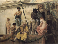 JOHN WHITE ALEXANDER THE SLAVE MARKET ARTIST PAINTING REPRODUCTION HANDMADE OIL