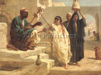 FREDERICK GOODALL THE SONG OF THE NUBIAN SLAVE ARTIST PAINTING REPRODUCTION OIL