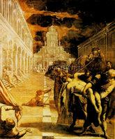 JACOPO ROBUSTI TINTORETTO THE STEALING OF THE DEAD BODY OF ST MARK REPRODUCTION