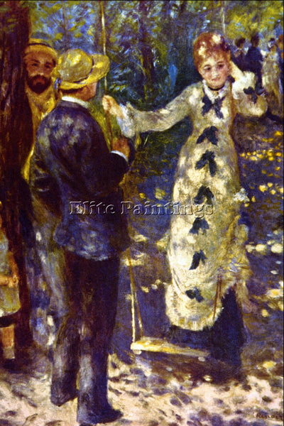 RENOIR THE SWING 2 ARTIST PAINTING REPRODUCTION HANDMADE CANVAS REPRO WALL DECO