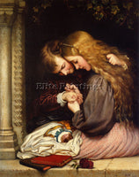 CHARLES WEST COPE THE THORN 1866 ARTIST PAINTING REPRODUCTION HANDMADE OIL REPRO