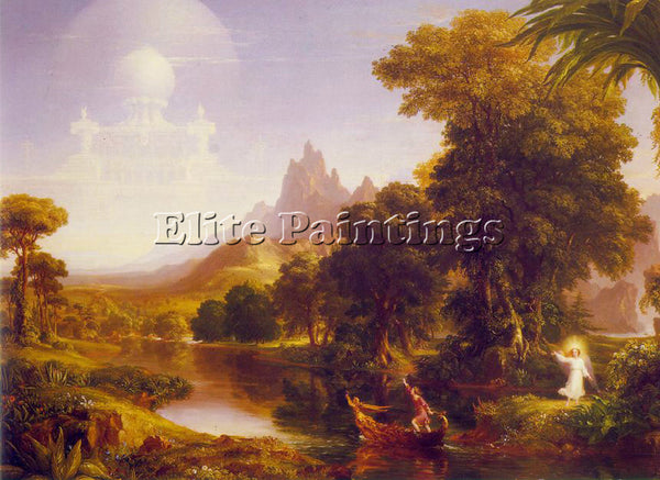 THOMAS COLE THE VOYAGE OF LIFE YOUTH ATC ARTIST PAINTING REPRODUCTION HANDMADE