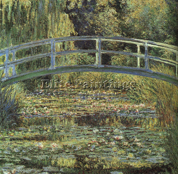 CLAUDE MONET WATERLILY POND ARTIST PAINTING REPRODUCTION HANDMADE OIL CANVAS ART