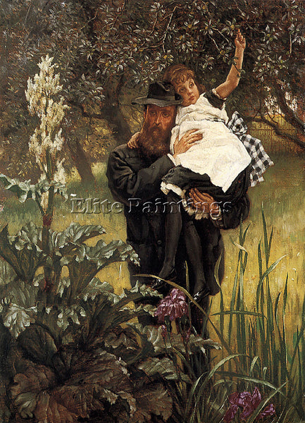 JAMES JACQUES-JOSEPH TISSOT THE WIDOWER ARTIST PAINTING REPRODUCTION HANDMADE